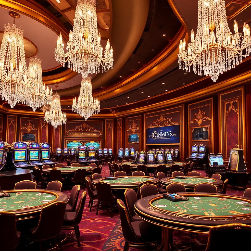 Luxury casino interior
